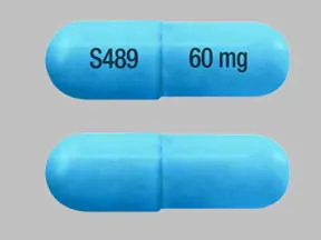 Closeup Image of Vyvanse 60 mg tablet