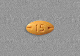 Closeup Image of Adderall15 mg tablet