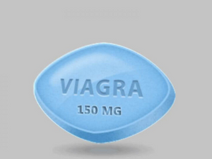 Closeup Image of Viagra 150 mg tablet